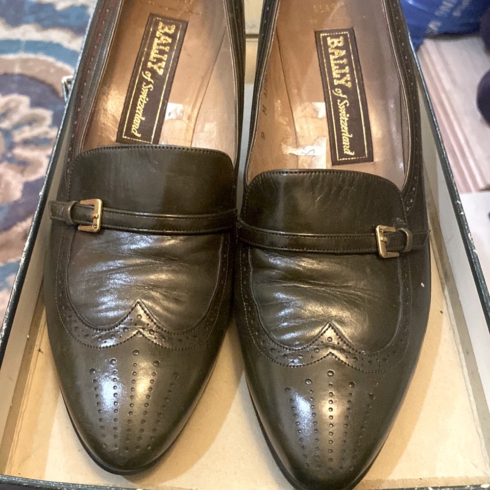 Leather heels